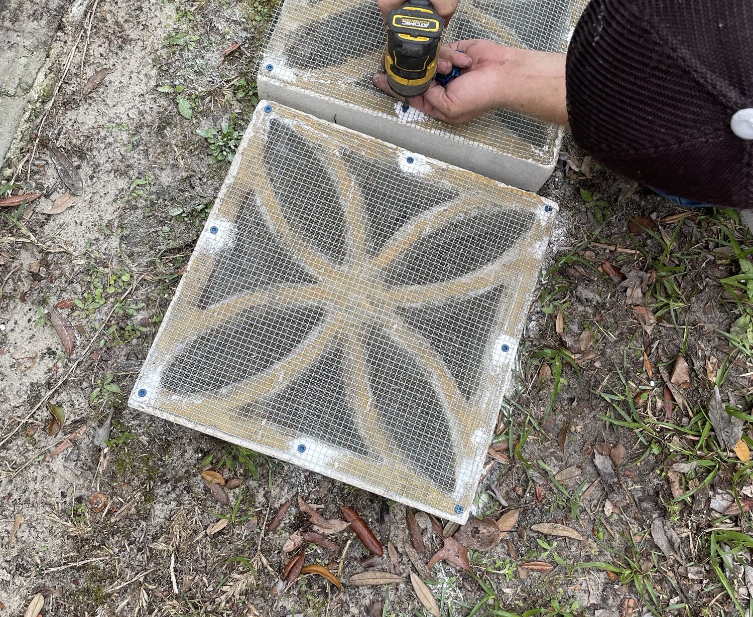 Ground vent sealed on a Hillsborough County Florida home to prevent rodent and wildlife entry