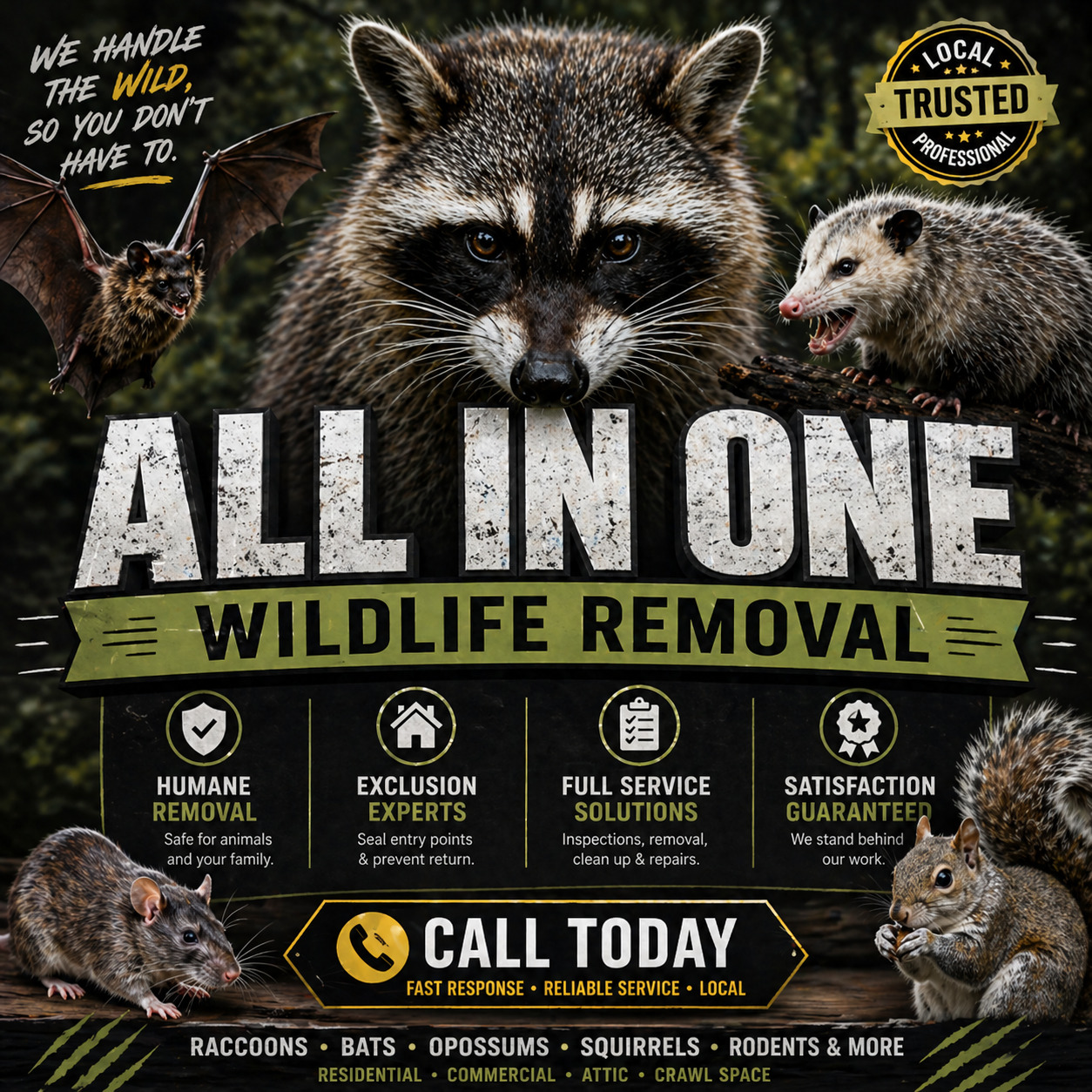 All In One Wildlife Removal
